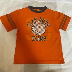Okie Dokie Orange Basketball T-shirt, size 4